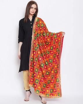 graphic print dupatta