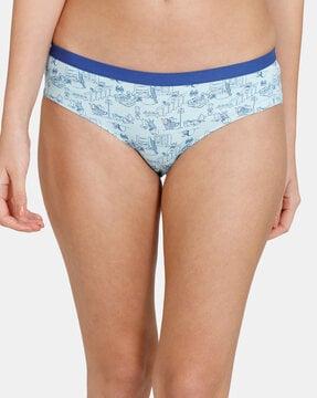 graphic print hipster pantie