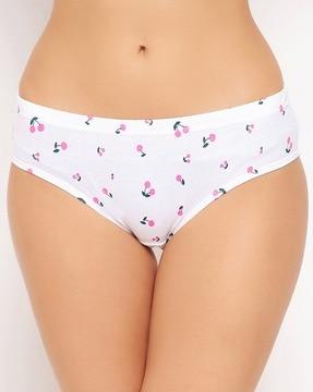 graphic print hipsters panty