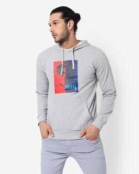 graphic print hoodie sweatshirt