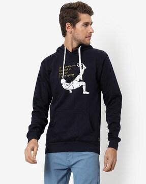 graphic print hoodie sweatshirt