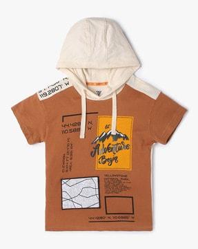 graphic print hoodie