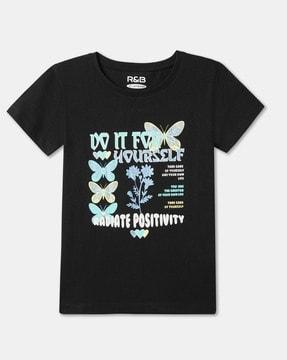 graphic print regular fit t-shirt