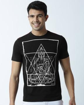 graphic print regular fit t-shirt