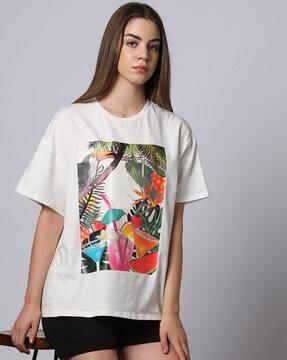 graphic print regular t-shirt