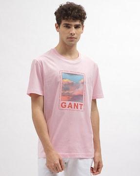 graphic print relaxed fit crew-neck t-shirt