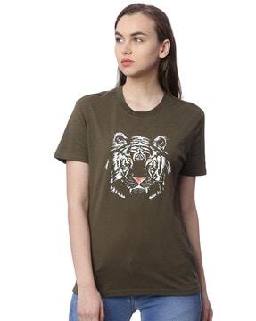 graphic print relaxed fit t-shirt