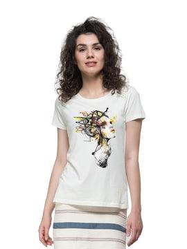 graphic print relaxed fit t-shirt