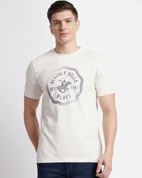 graphic print round-neck t-shirt