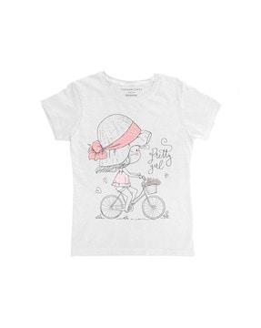 graphic print short sleeves t-shirt