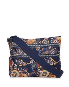 graphic print shoulder bag