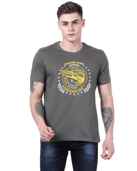 graphic print slim fit t-shirt