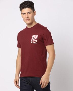 graphic print slim fit t-shirt