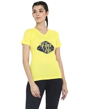 graphic print slim fit t-shirt