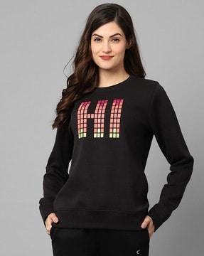 graphic print sweatshirt