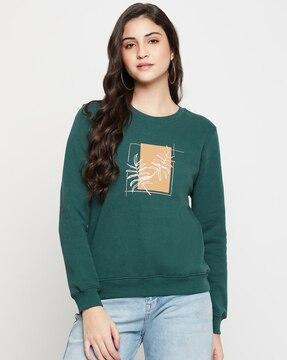 graphic print sweatshirt