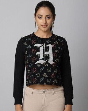 graphic print sweatshirt