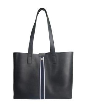 graphic print tote bag