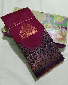 graphic print traditional saree