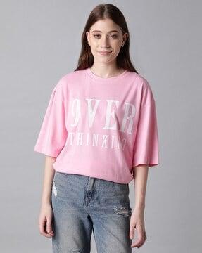graphic printed loose fit t-shirt