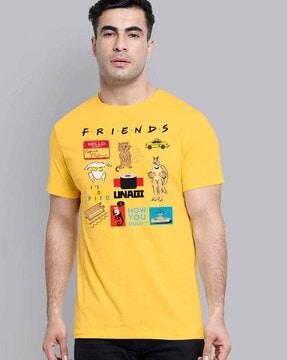 graphic printed regular fit t-shirt