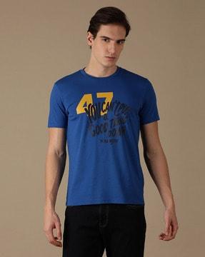 graphic regular fit crew- neck t-shirt