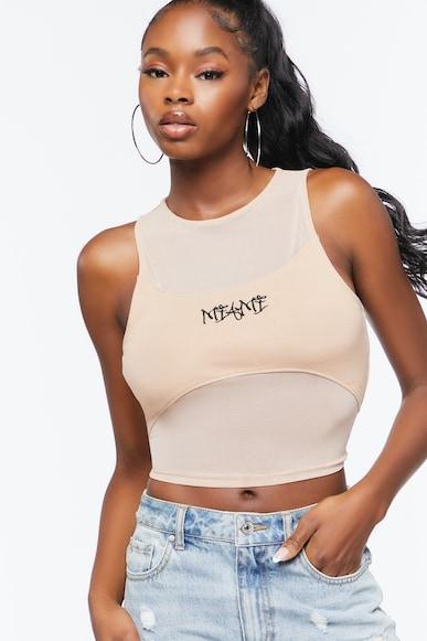 graphic regular fit cropped crop tops