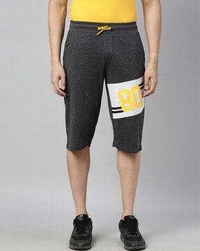 graphic regular fit shorts