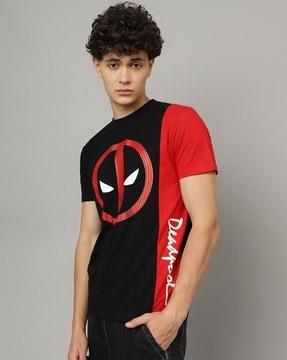 graphic regular fit t-shirt with crew neck