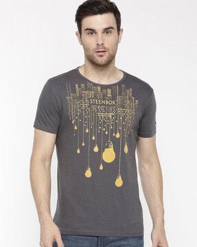 graphic slim fit crew-neck t-shirt