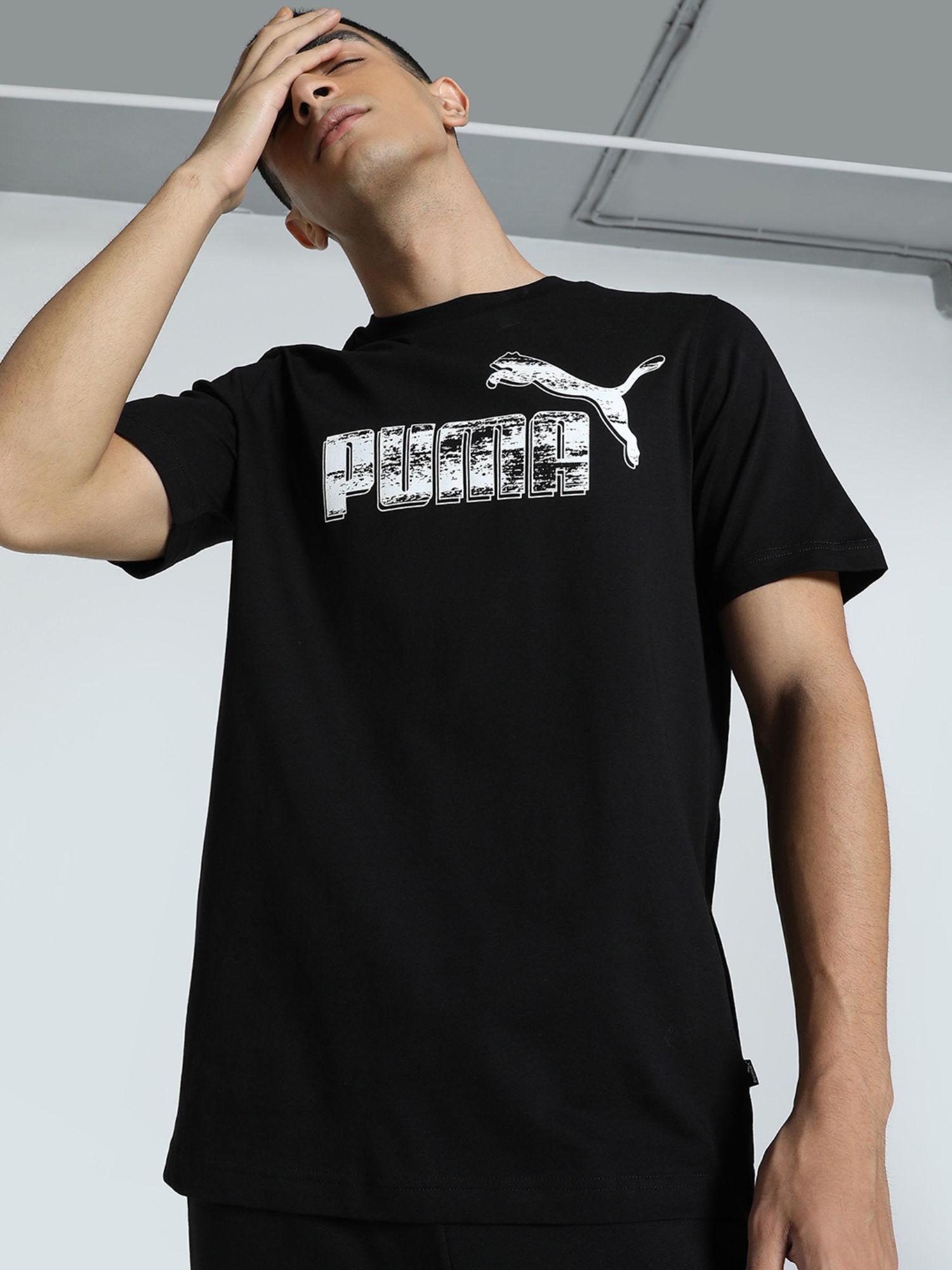 graphics no. 1 logo mens black t-shirt