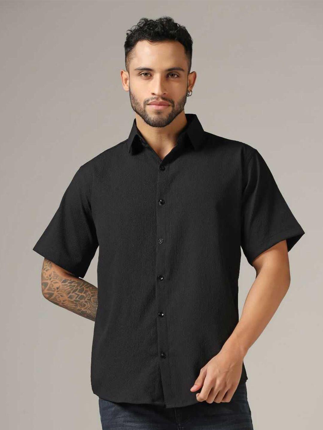 greciilooks men classic opaque casual shirt