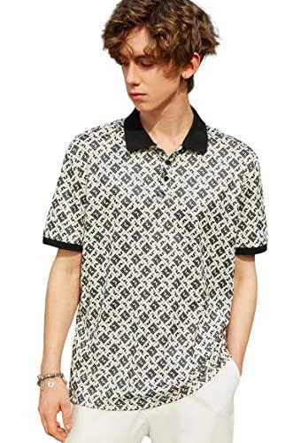 greciilooks mens 60% cotton, 40% polyester western regular fit t-shirt for boys (white, small)