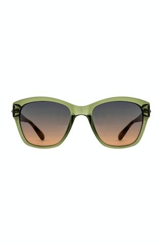 green and brown sunglasses
