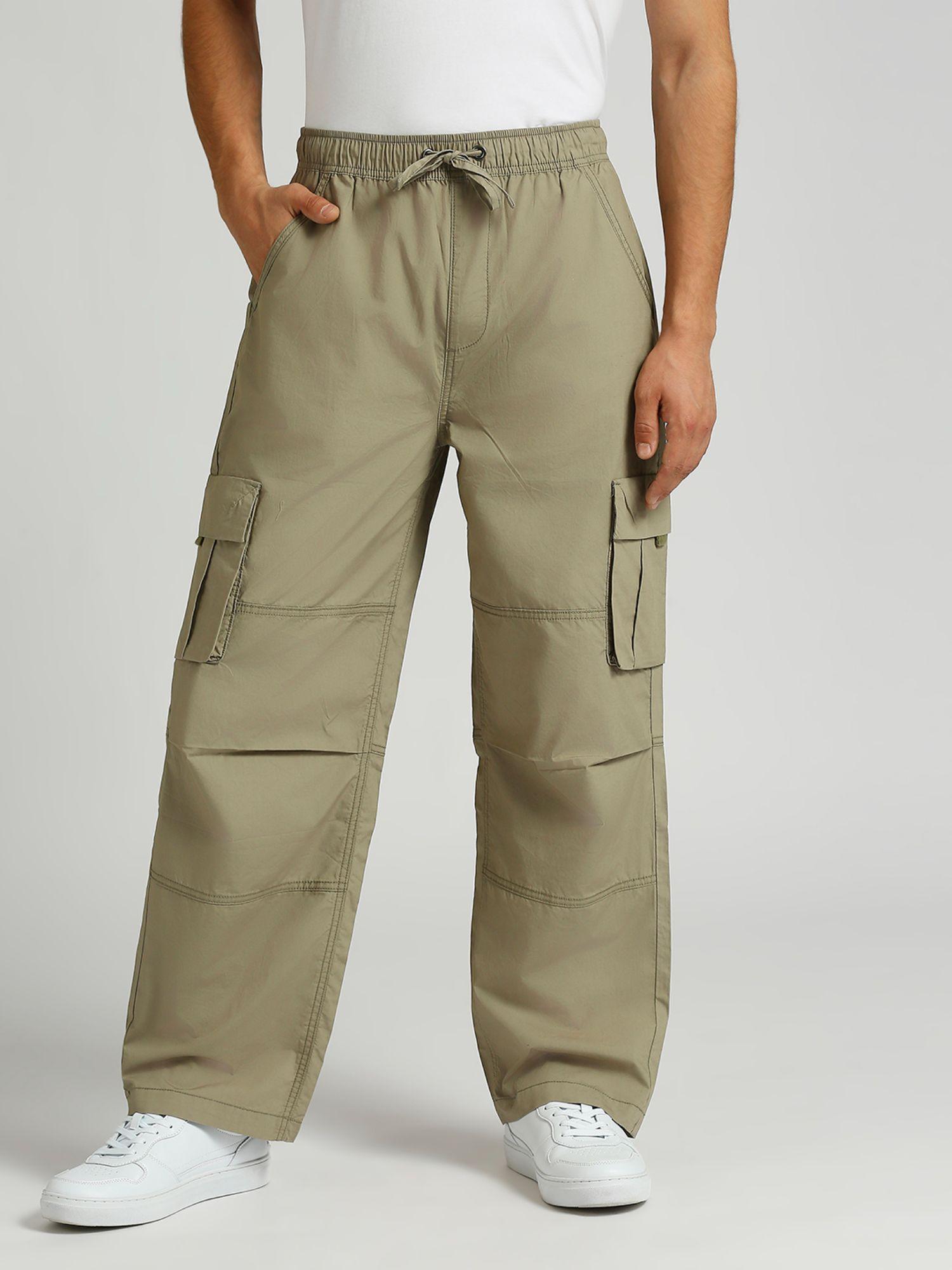 green solid wide cargos