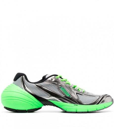 green tk-mx runner sneakers