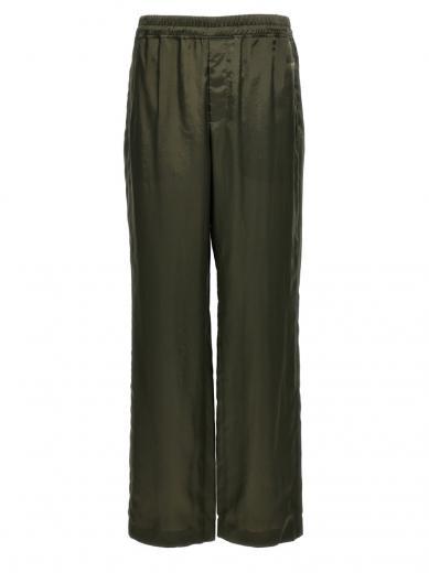 green twill pants