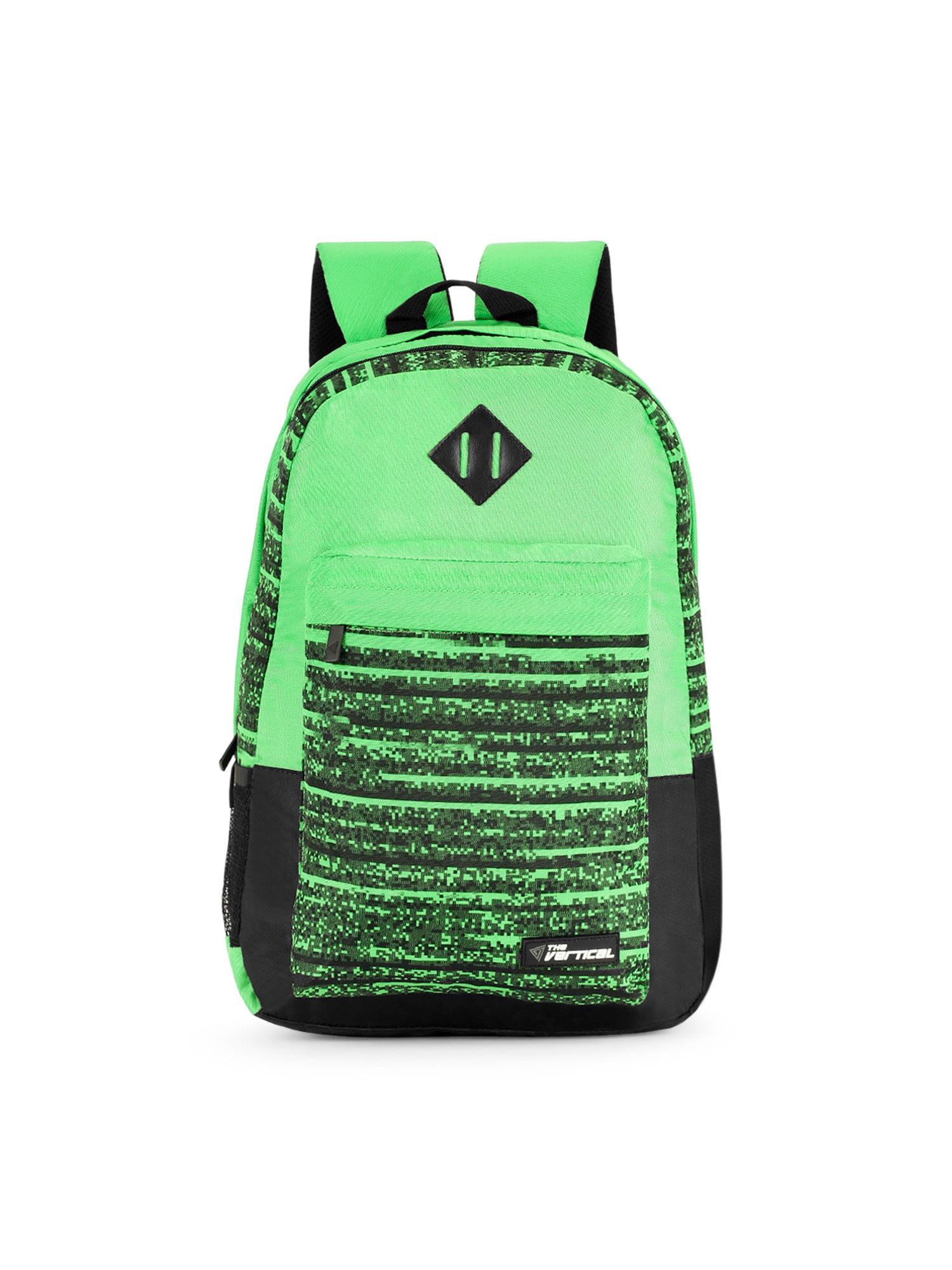 green azure backpack