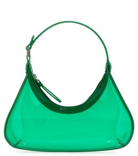green baby amber clover handbag