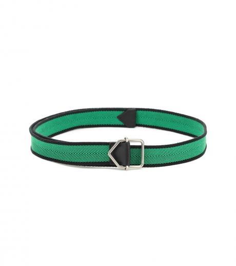 green black chevron belt