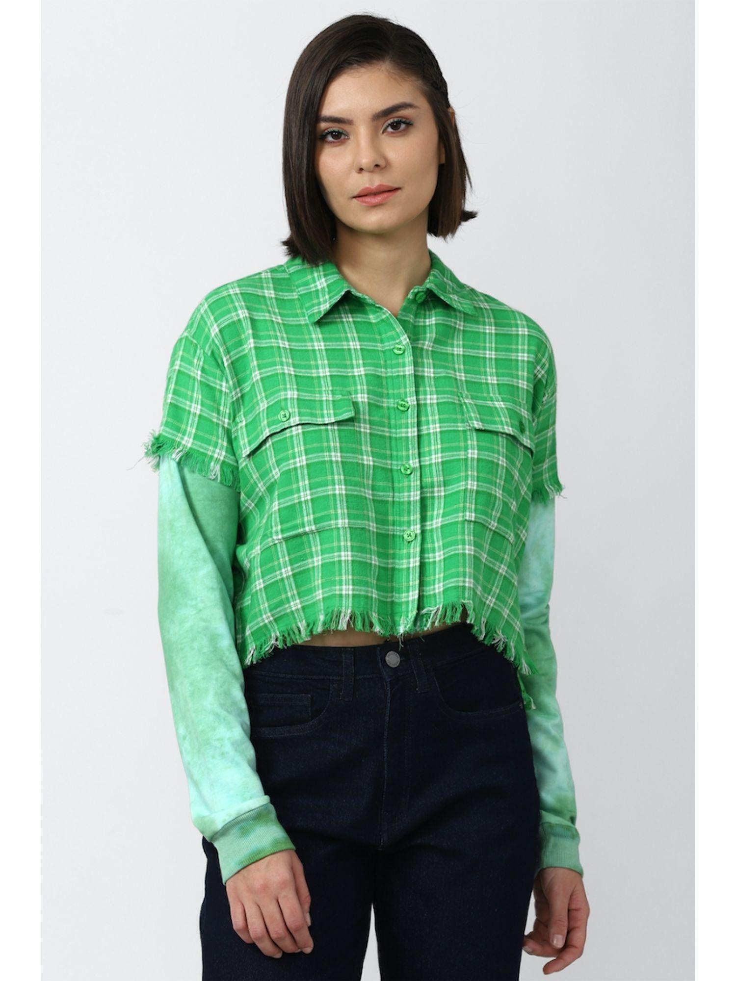 green check shirts