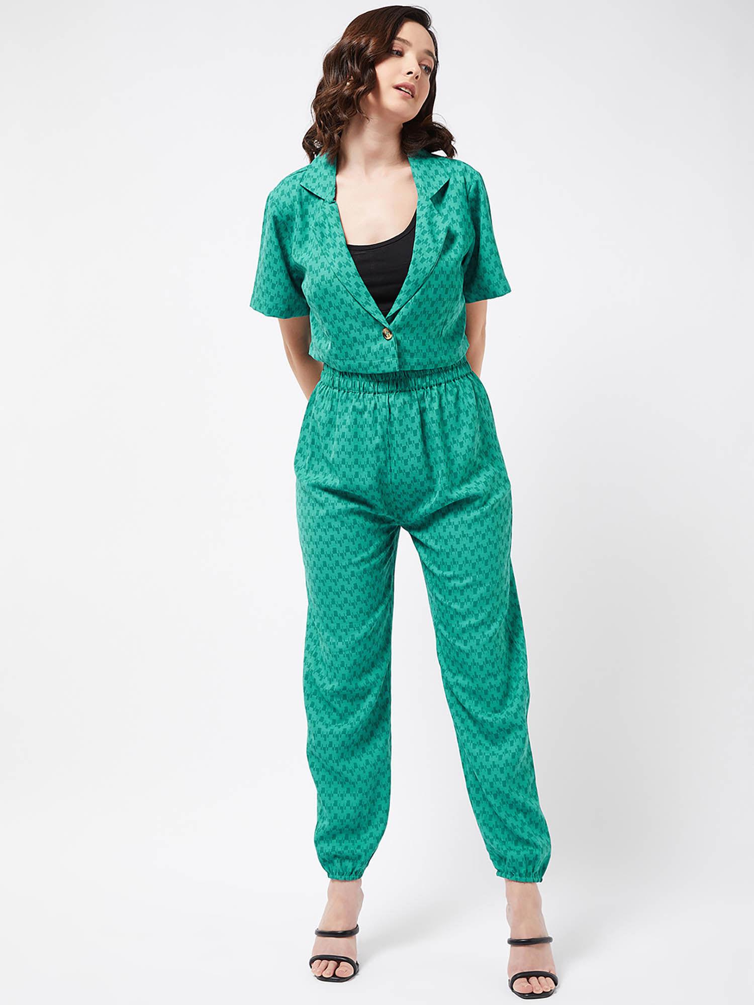 green co-ord set (set of 2)