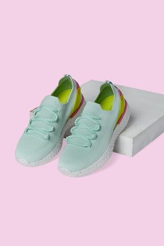 green color block sports women sport shoes