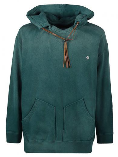 green cotton hoodie