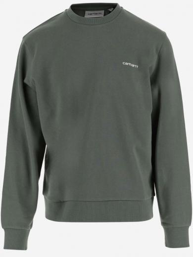 green cotton sweatshirt
