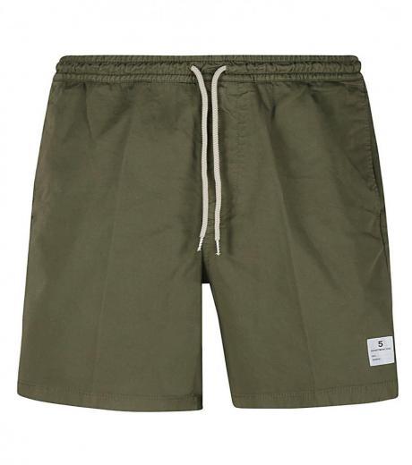 green drawstring shorts