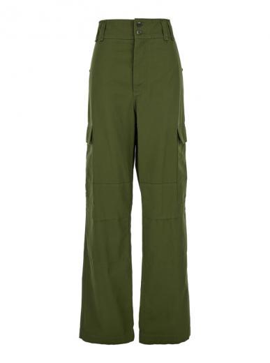 green high waist cargo pants