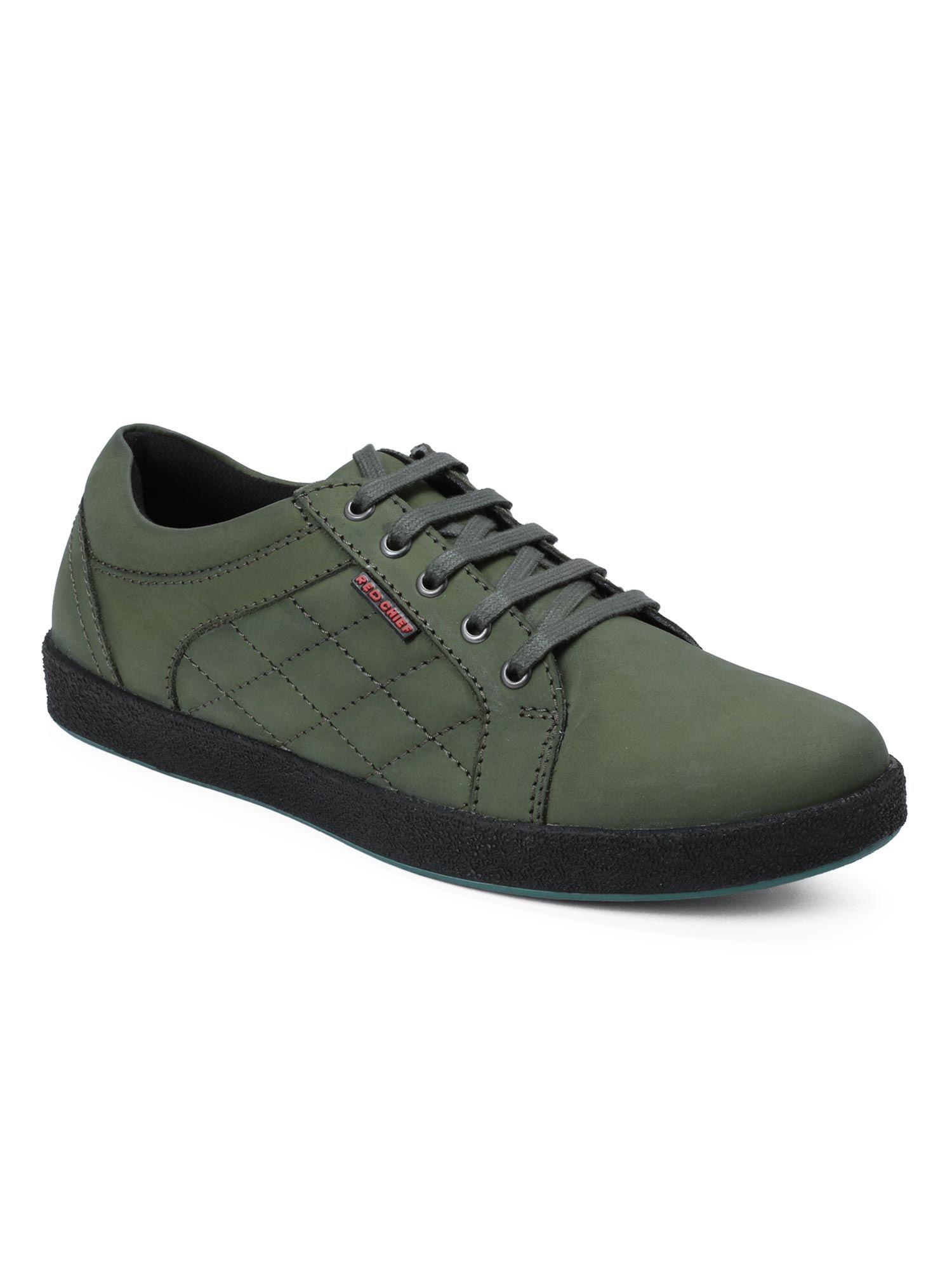green leather sneaker shoes
