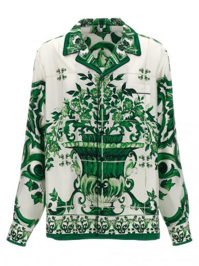 green maiolica shirt