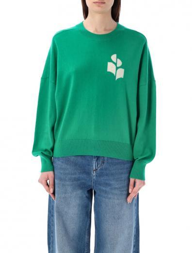 green marisans logo sweater
